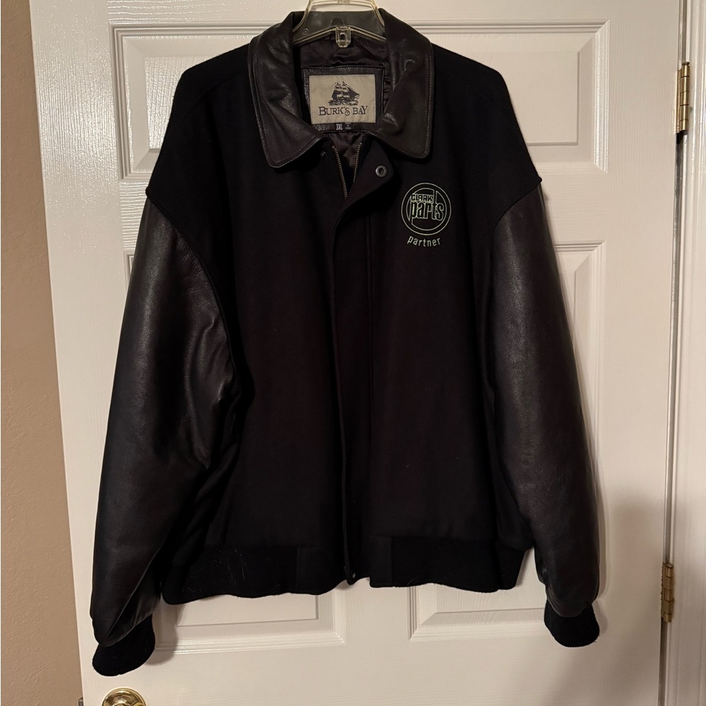 Burks Bay Black Varsity Jacket
